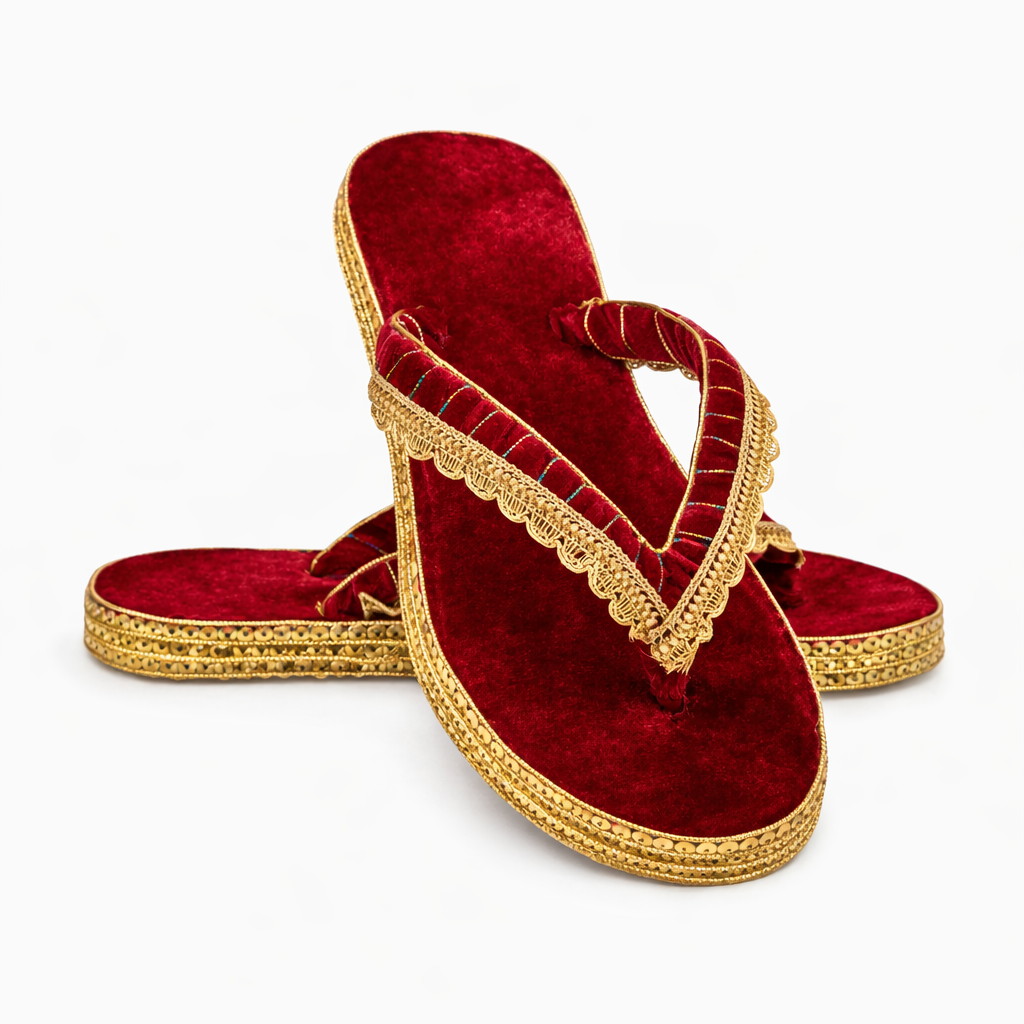 Royal Velvet handcrafted slipper