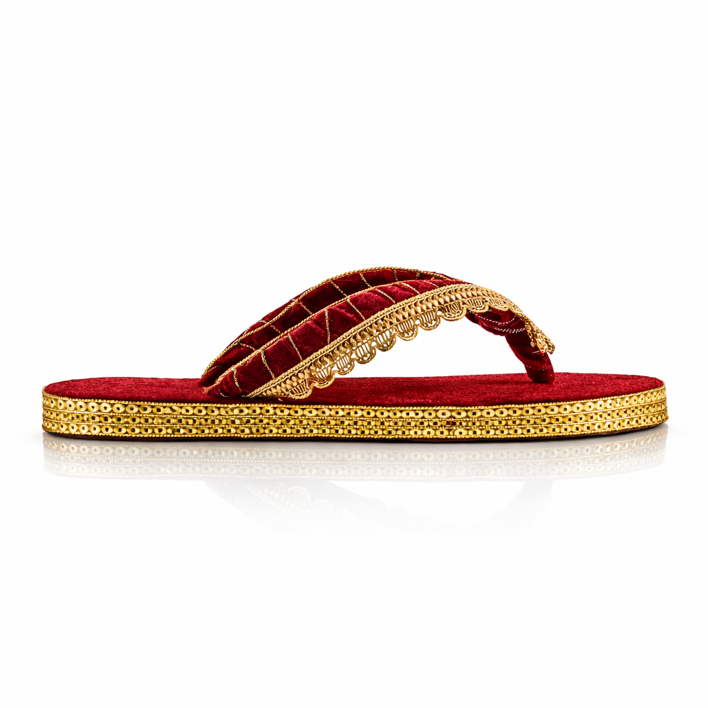 Royal Velvet handcrafted slipper