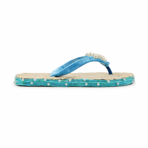 Pearl Bloom handcrafted slipper