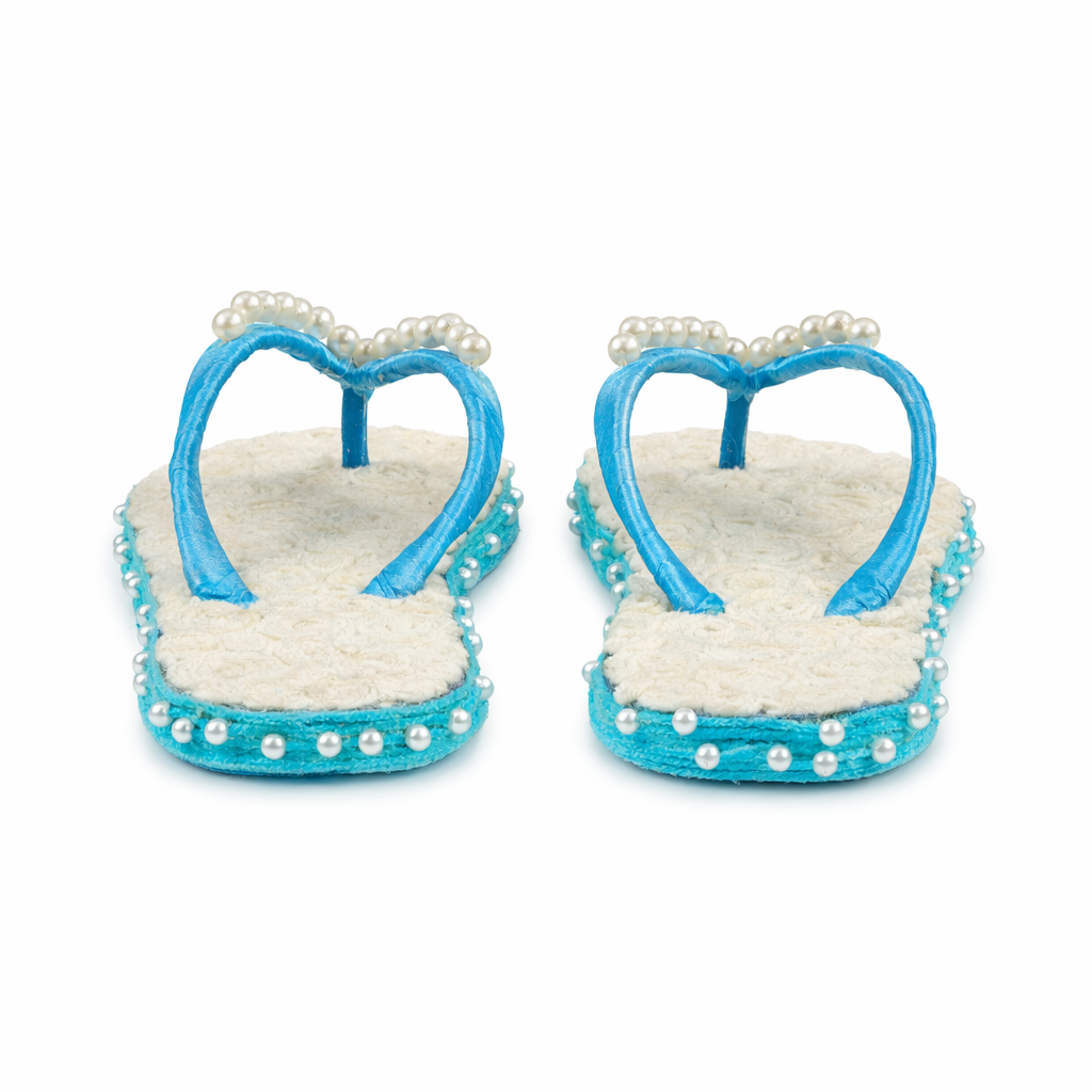 Pearl Bloom handcrafted slipper