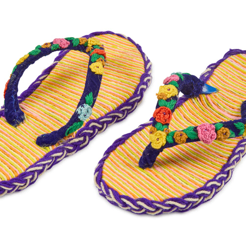 Rangrez Bloom handcrafted slipper