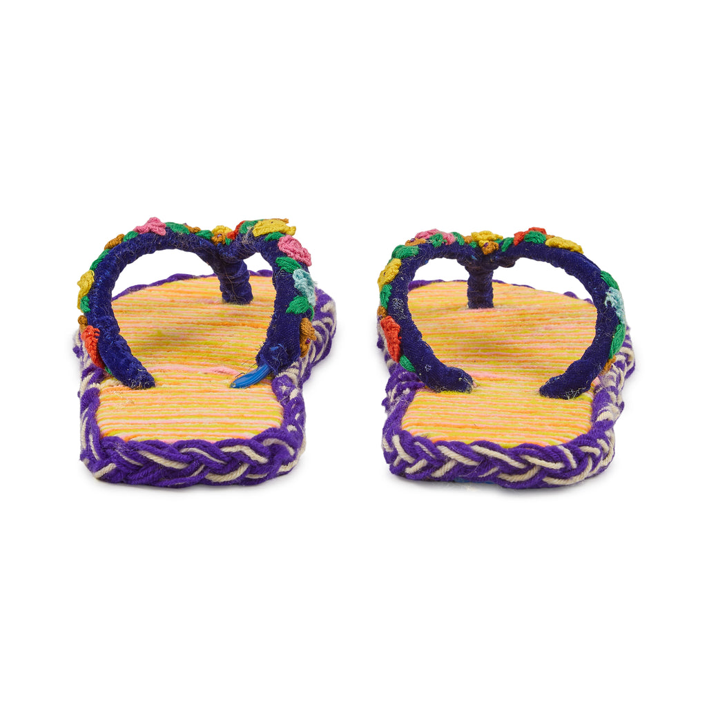 Rangrez Bloom handcrafted slipper