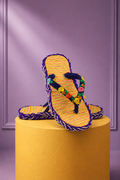 Rangrez Bloom handcrafted slipper