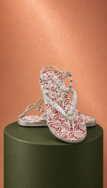 The Rosé Lace handcrafted slipper