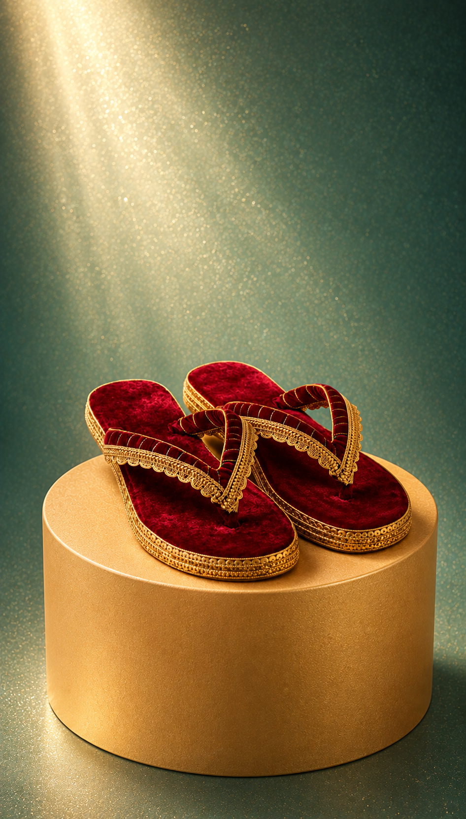 Royal Velvet handcrafted slipper